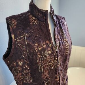 Reverible Vest Brown